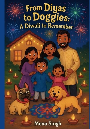 For Diyas to Doggies - A Diwali to Remember: Fun Diwali Childrens Book with Silly Dogs and Family Fun!