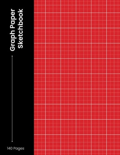 Graph Paper Sketchbook | Grid sketchpad | Journal | 140 Pages | Size 8X11 Inch (21.59 x 27.94 cm) Perfect For Designers and Students.