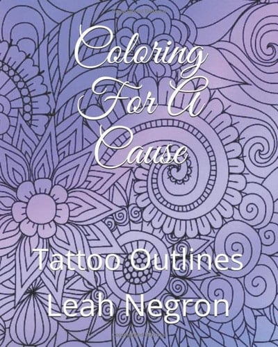 Coloring For A Cause: Tattoo Outlines