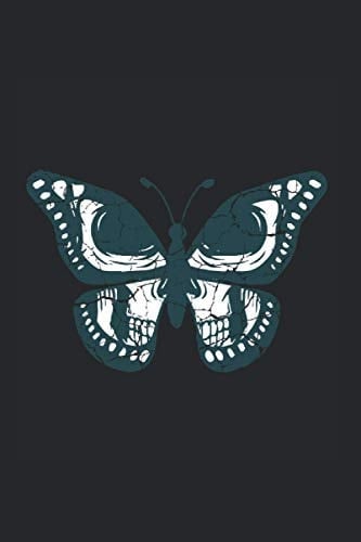 Buttlerfly Skull Craniomaniac Or Butterfly Fan Journal: Funny College Ruled Notebook If You Love Skulls And Butterflies. Cool Journal For Coworkers And Students, Sketches, Ideas And To-Do Lists