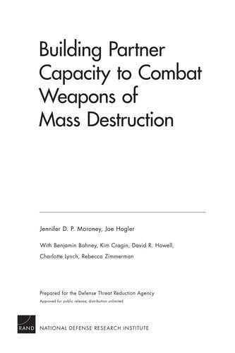 Building partner capacity to combat weapons of mass destruction