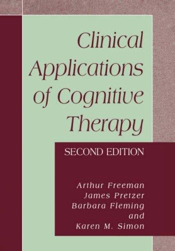 Clinical applications of cognitive therapy