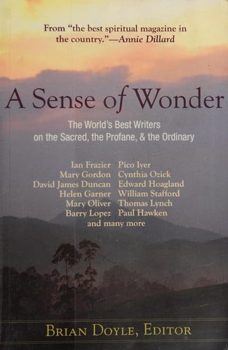 A sense of wonder