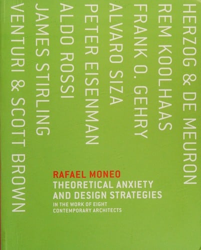 Theoretical anxiety and design strategies in the work of eight contemporary architects