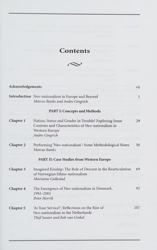 Neo-nationalism in Europe and beyond