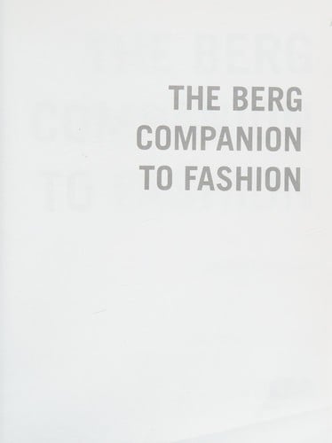 The Berg companion to fashion