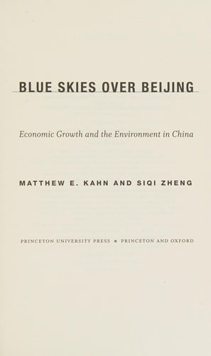 Blue skies over Beijing