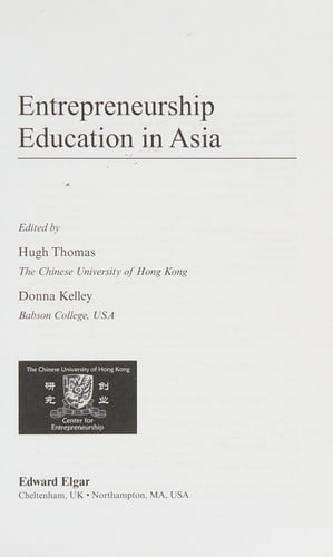 Entrepreneurship education in Asia