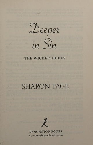 Deeper in sin