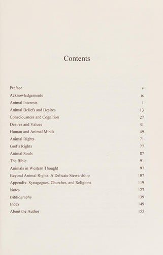 Animal minds, animal souls, animal rights