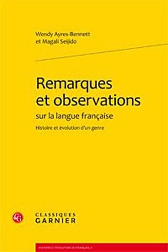 Remarques et observations sur la langue française