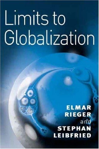 LIMITS TO GLOBALIZATION: WELFARE STATES AND THE WORLD ECONOMY; TRANS. BY BENJAMIN W. VEGHTE