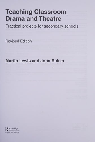 Teaching classroom drama and theatre