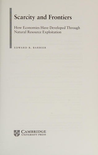 Scarcity and frontiers
