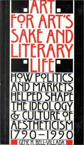 Art for Art's Sake and Literary Life