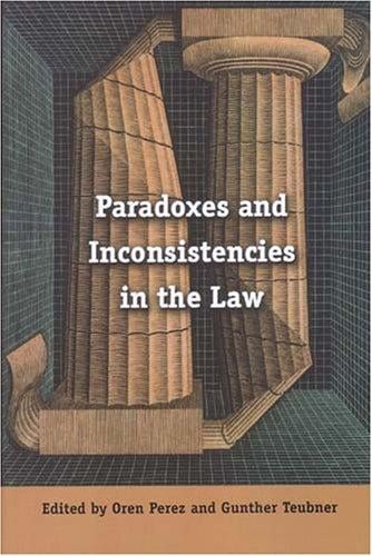 Paradoxes and inconsistencies in the law