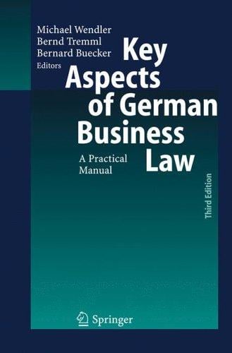 Key aspects of German business law