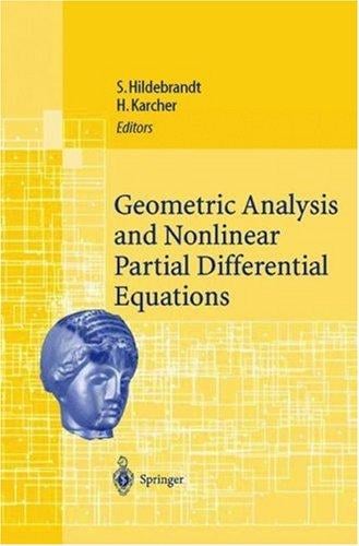 Geometric analysis and nonlinear partial differential equations