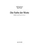 Die Farbe der Worte