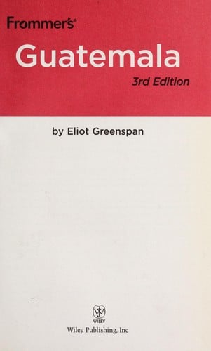 Frommer's Guatemala