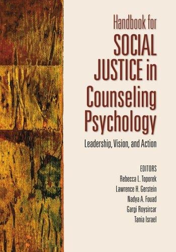 Handbook for social justice in counseling psychology