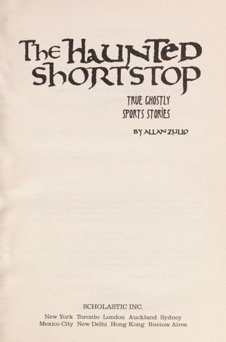 The haunted shortstop