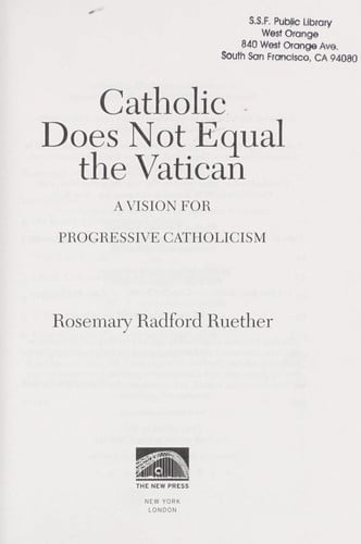 Catholic does not equal the Vatican