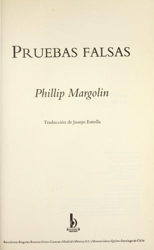 Pruebas falsas
