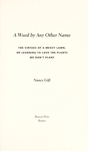 A weed by any other name