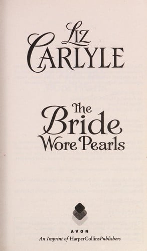 The bride wore pearls