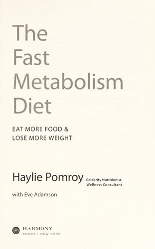 The fast metabolism diet