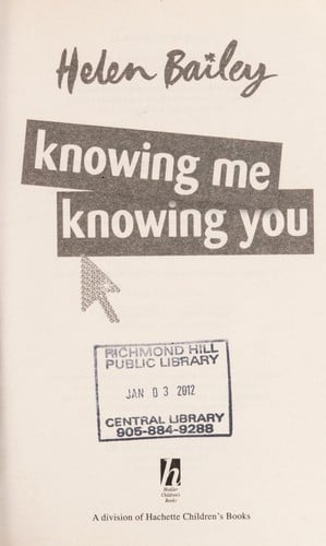 Knowing me, knowing you