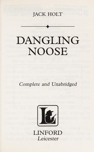 Dangling noose