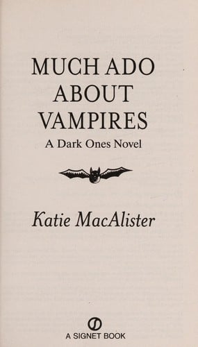 Much ado about vampires