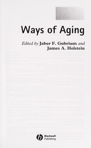 Ways of aging