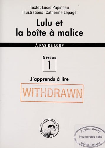 Lulu et la boite a malice