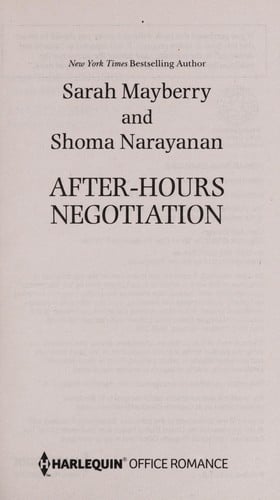 After-hours negotiation