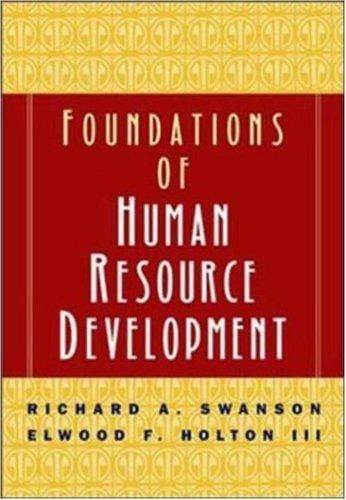 Foundations of human resource development