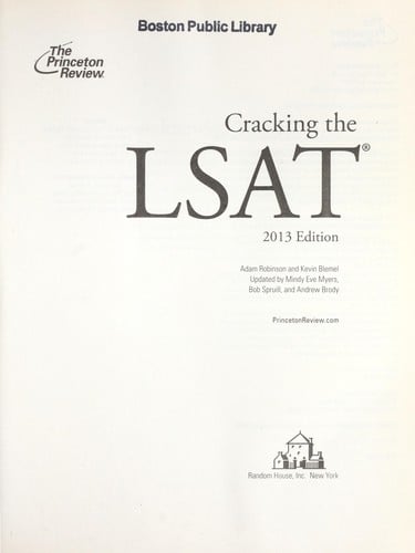 Cracking the LSAT