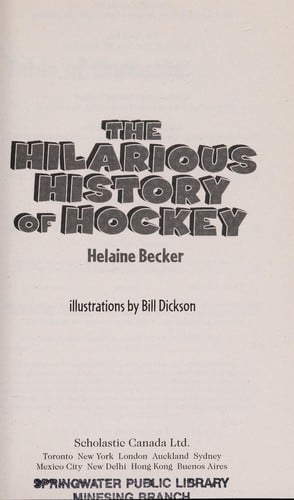 The hilarious history of hockey