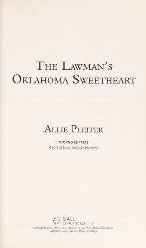 The lawman's Oklahoma sweetheart