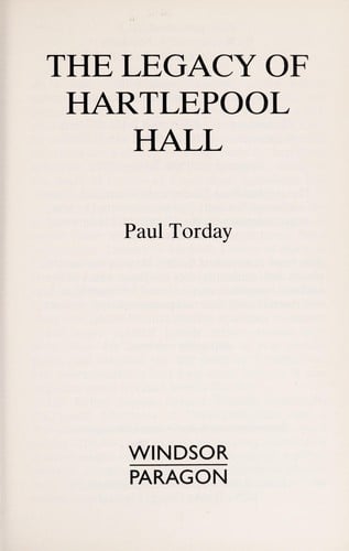 The legacy of Hartlepool Hall