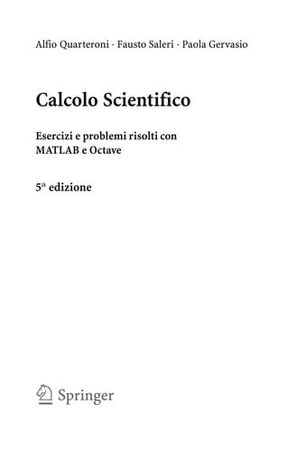 Calcolo Scientifico