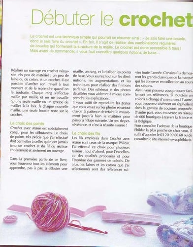 Crochet avec Marie