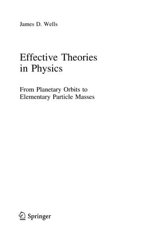 Effective Theories in Physics