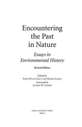 Encountering the past in nature