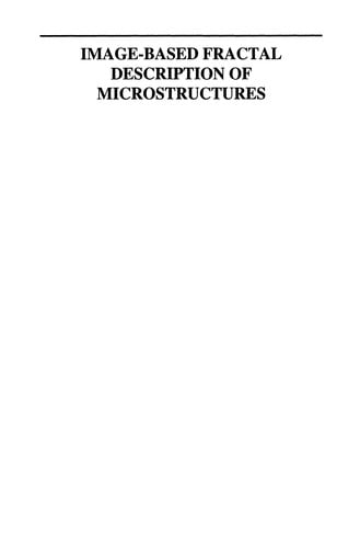 Image-Based Fractal Description of Microstructures