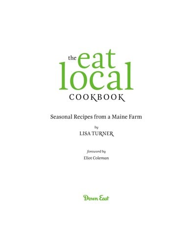 The eat local cookbook