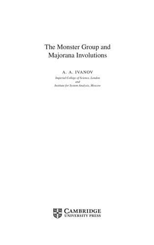 The Monster group and Majorana involutions