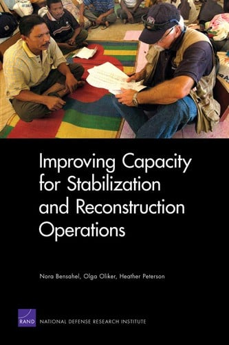 Improving capacity for stabilization and reconstruction operations
